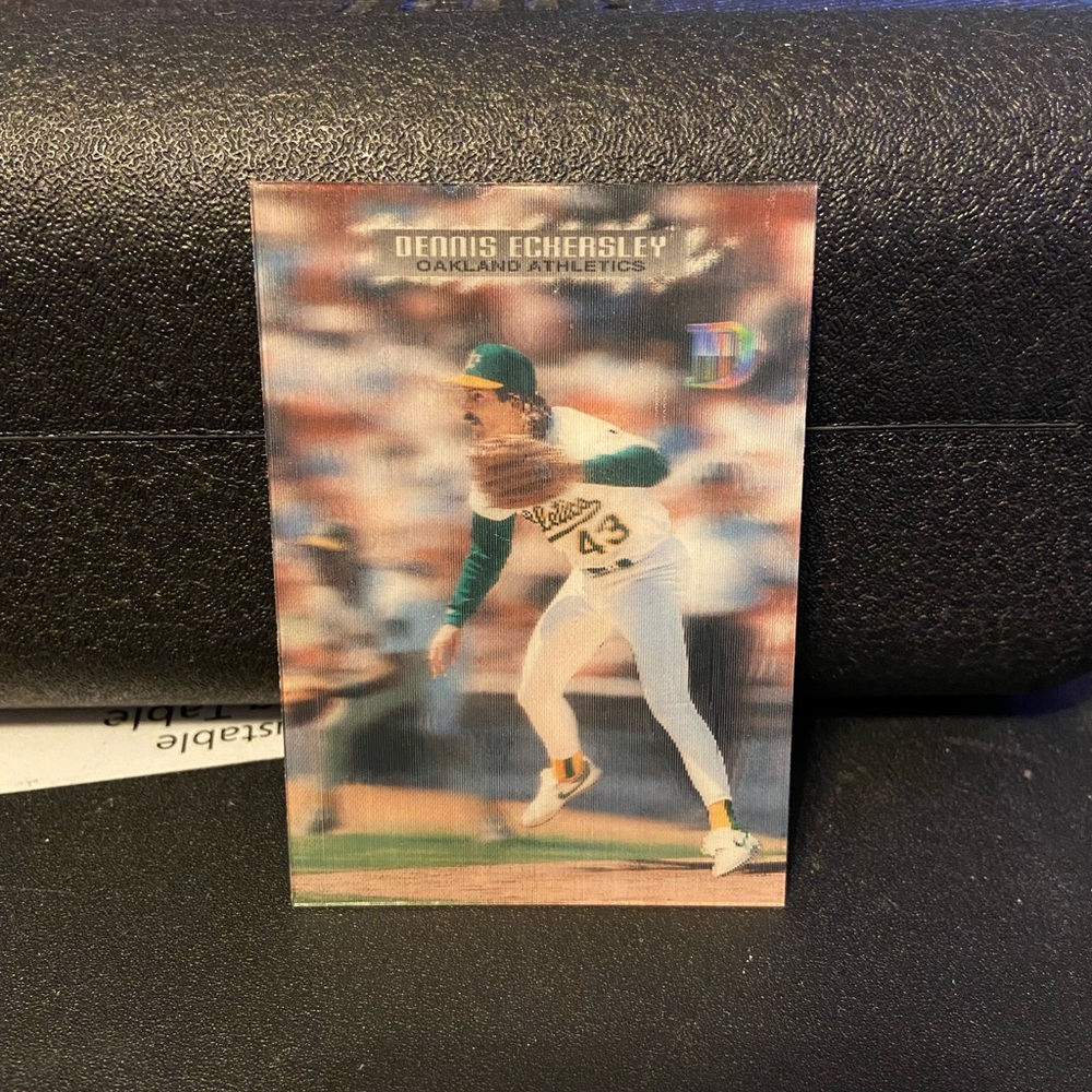 rare dennis eckersley topps 1976 triple crown best card